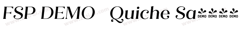 FSP DEMO   Quiche Sa字体转换